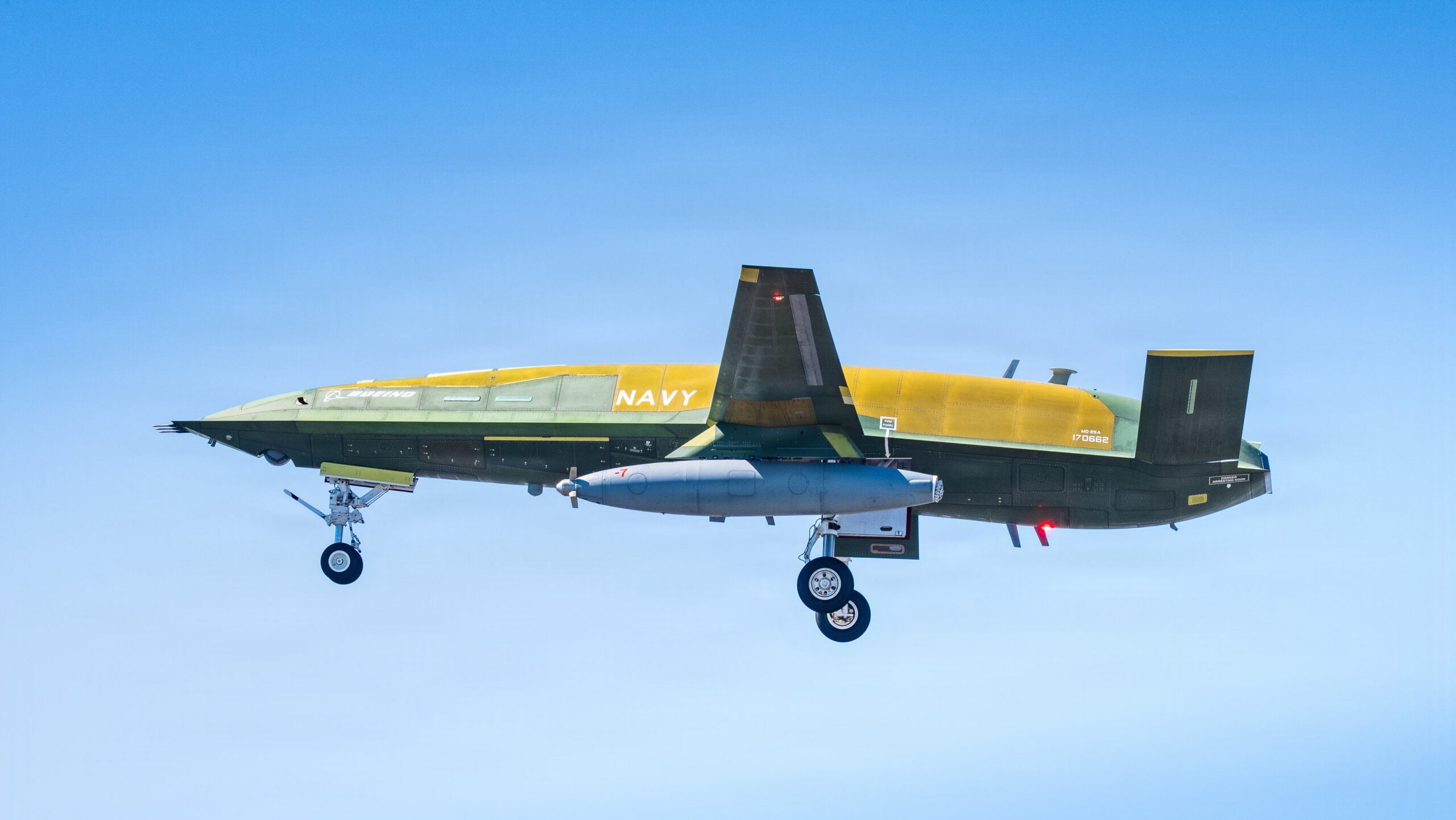 Navy MQ-25 Stingray Carrier Drone Completes Key Test Flight